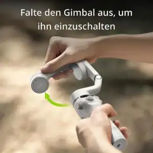 Automatische Gimbal-Klemme für Smartphone, einfache Handhabung.