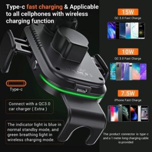 Induktive Handyhalterung Auto von hinten