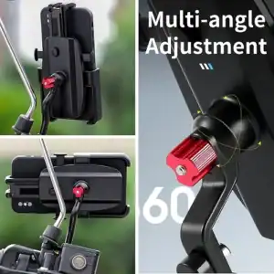 Robuste Handyhalterung für das Auto, sicherer Halt für Smartphones, durch Multi-Adjust-Funktion, einfache Montage.