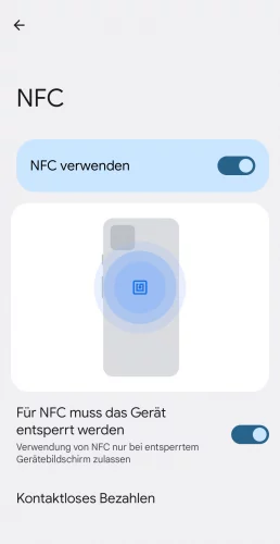 Nahfeldkommunikation aktivieren